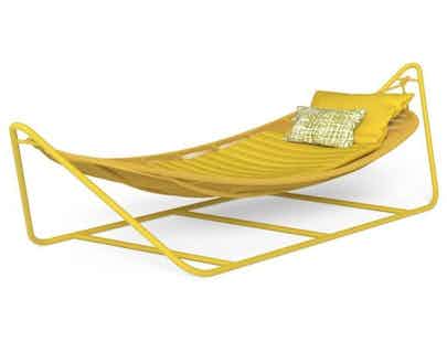 Talenti furniture panama hammock yellow haute living