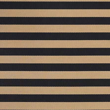 Woodnotes big stripe carpet black natural haute living