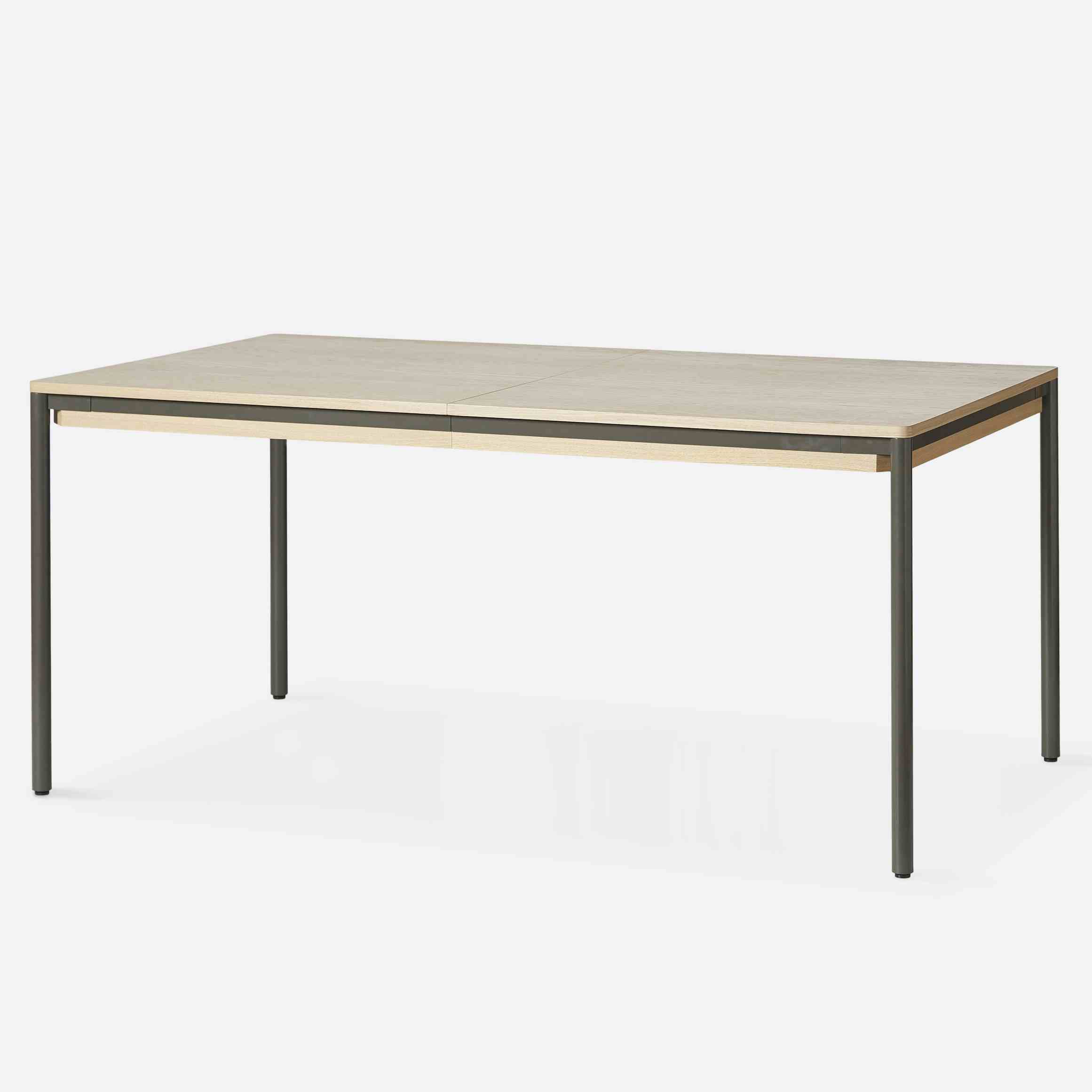 Woud furniture piezas extendable dining table thumbnail haute living
